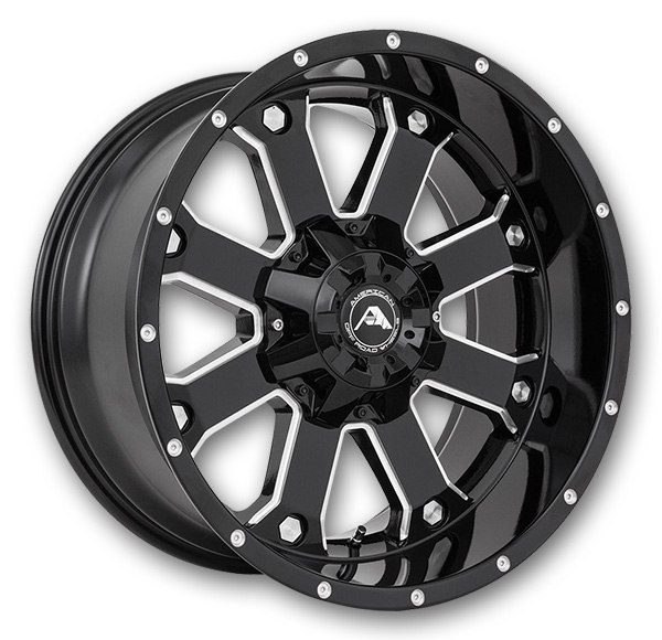 Black Milled Spoke