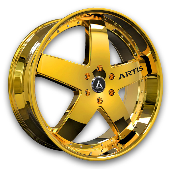 Chrome with Gold Tint Clear