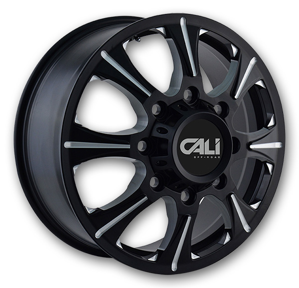 Black/Milled Spokes - Front