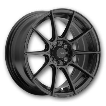 Advanti Wheels Storm S1 15x9 Matte Black 4x100 +35mm 73.1mm