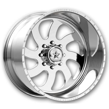 American Force Wheels 76 Blade SS 20x12 Polished 8x170 -40mm 125.1mm