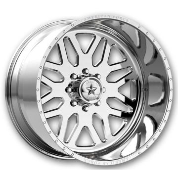 American Force Wheels B02 Trax SS 20x12 Polished 5x127 -40mm 71.5mm