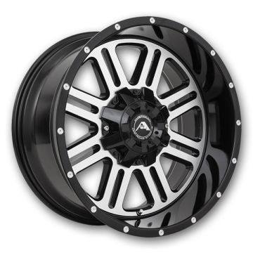 American Off-Road Wheels A106 20x14 Black Machine Face 8x170 -76mm 125.2mm