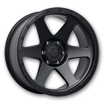 American Outlaw Wheels Sidewinder 17x8.5 Satin Black 5x127 -10mm 78.1mm
