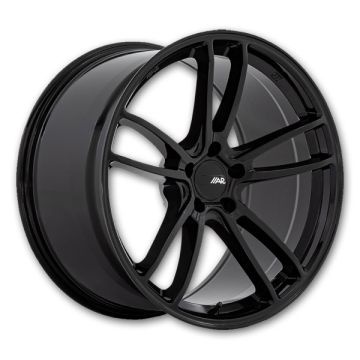 American Racing Wheels Mach Five  19x11.5 Gloss Black 5x114.3 +56mm 70.5mm