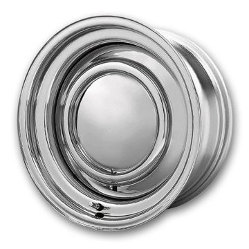 American Racing Wheels Smoothie 15x10 Chrome Steel 5x127/5x139.7 -31mm 94.23mm