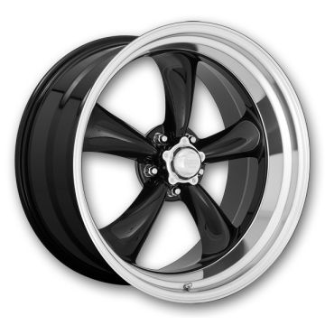 American Racing Wheels Torq Thrust II 1 PC 22x11 Gloss Black Machined Lip 5x139.7 18mm 87.1mm
