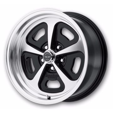 American Racing Wheels Mono Cast 15x7 Gloss Black Machined 5x120 +0mm 72.6mm