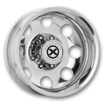 American Racing Wheels Baja Dually 16x6 Polished - Rear 8x165.1 -134mm 125.5mm