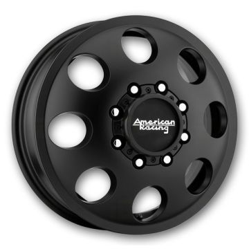 American Racing Wheels Baja Dually 16x6 Satin Black - Front 8x170 +111mm 125.5mm