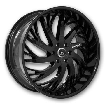 Artis Wheels Decatur 26x10 Full Gloss Black 5x127 +32mm 74.1mm