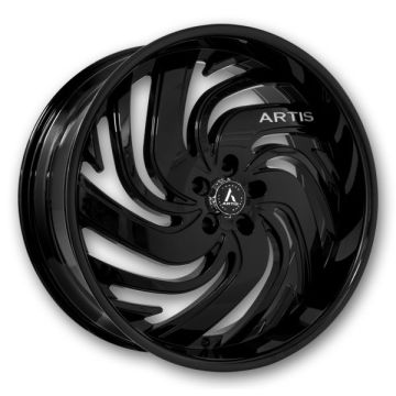 Artis Wheels Fillmore 26x10 Full Gloss Black 6x139.7 +30mm 74.1mm