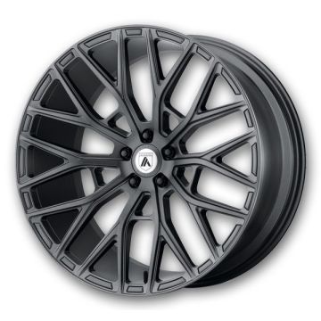 Asanti Black Label Wheels Leo 22x10.5 Matte Graphite 5x115 +25mm 72.6mm