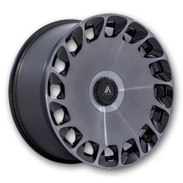 Asanti Black Label Wheels Aristocrat 22x9 Matte Black 5x112/5x120 +27mm 74.1mm