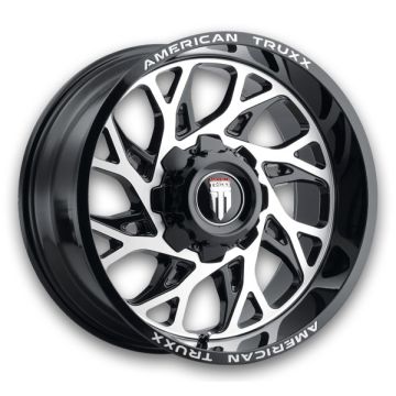 American Truxx Wheels AT-1913 Destiny 20x9 Black Machined 6x135/6x139.7 +0mm 106.1mm