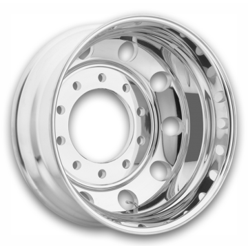 ATX Wheels AO200 Baja Lite Dually 22x14 High Luster Polished - Rear 10x11.25 -139mm 221mm