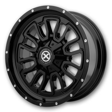 ATX Wheels AX203 17x8 Gloss Black 6x135/6x139.7 +0mm 106.1mm