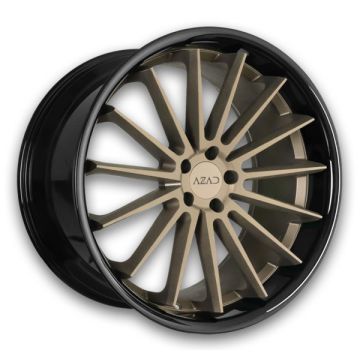 Azad Wheels AZ24 20x10.5 Bronze with Black Lip 5x112 +42mm 66.56mm