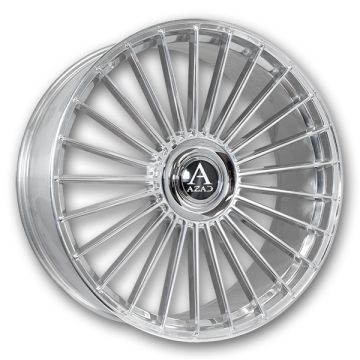 Azad Wheels AZ25 22x10.5 Chrome 5x127/5x130 +42mm 73.1mm