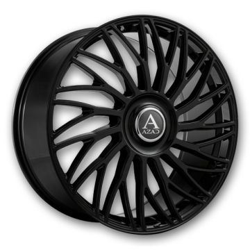 Azad Wheels AZ717 20x9 Gloss Black With Floating Cap 5x112/5x114.3 +35mm 73.1mm