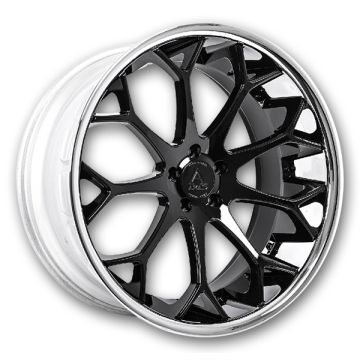 Azad Wheels AZ99 20x10 Black 5x112 +40mm 66.56mm