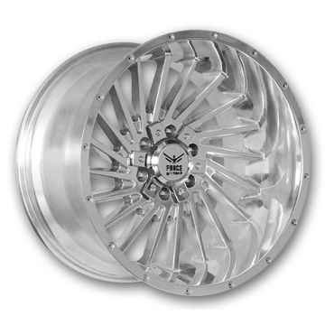 Force Offroad Wheels F38 20x12 Mirror Polished 5x127/5x139.7 -44mm 78.1mm