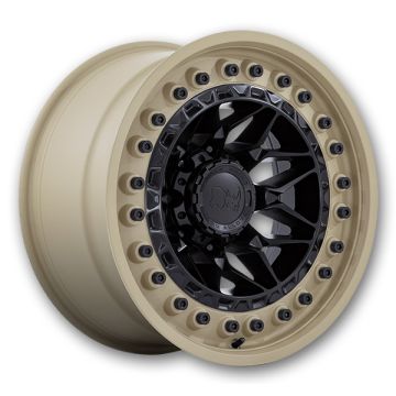 Black Rhino Wheels Alpha 20x10 Matte Black With Sand Lip 8x180 -18mm 124.2mm