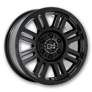 Black Rhino Wheels Yellowstone 17x8 Matte Black 6x130 +45mm 84.1mm