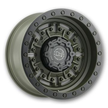 Black Rhino Wheels Abrams 17x8.5 Olive Drab Green 6x139.7 +0mm 112.1mm