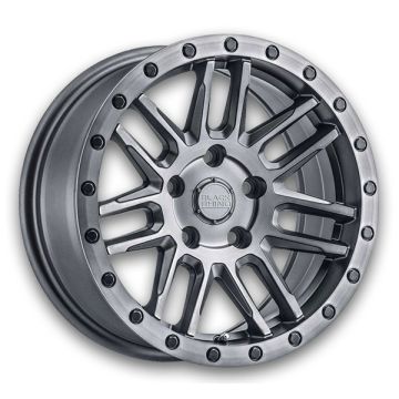 Black Rhino Wheels Arches 19x8 Matte Brushed Gunmetal w/ Black Bolts 5x112 +20mm 66.56mm