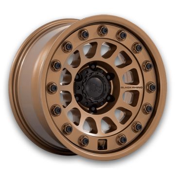 Black Rhino Wheels Outback 17x8.5 Matte Bronze 6x139.7 -10mm 106.1mm
