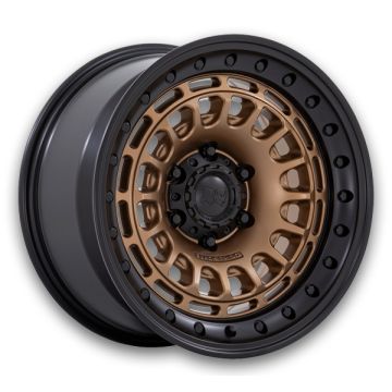 Black Rhino Wheels Sahara 17x9 Matte Bronze w/ Gloss Black Lip 5x127 0mm 71.5mm