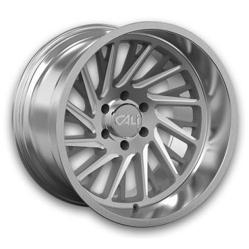 Cali Off-Road Wheels 9114 Purge 20x10 Brushed and Clear Coat 6x139.7 -25mm 106mm