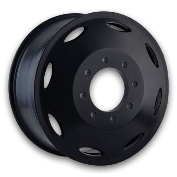 Cali Off-Road Wheels 9110 Summit Dually 22x8.25 Matte Black - Front 8x165.1 +100mm 121.3mm