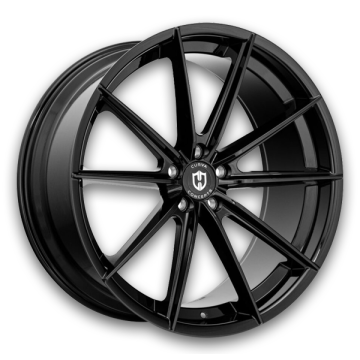 Curva Wheels CFF46 18x8.5 Gloss Black 5x120 +35mm 72.56mm
