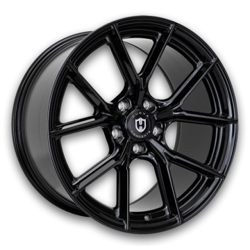 Curva Wheels CFF70 18x8.5 Gloss Black 5x108 +35mm 73.1mm