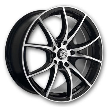 Drag Concepts Wheels DC-R27 17x7.5 Gloss Black Machine 5x100/5x114.3 +38mm 73.1mm