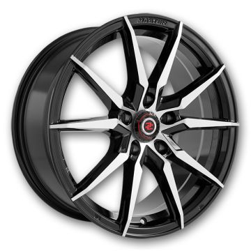 Drag Concepts Wheels DC-R30 17x7.5 Gloss Black Machine 5x114.3 +40mm 73.1mm