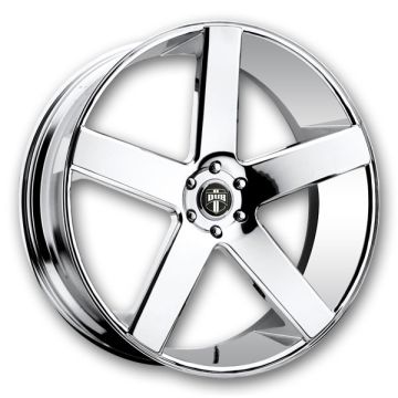 Dub Wheels Baller 24x10 Chrome Plated 5x139.7 +26mm 78.1mm