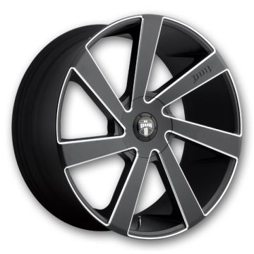 Dub Wheels Directa 22x9.5 Matte Black Milled  +42mm 72.56mm