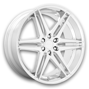 Dub Wheels Dirty Dog 24x10 Chrome 6x135 +30mm 87.1mm