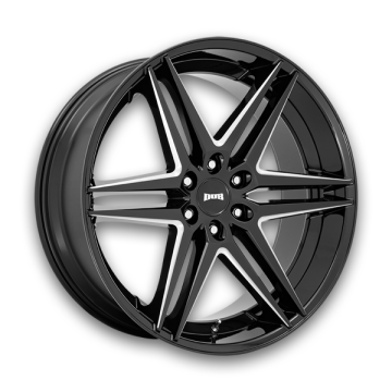 Dub Wheels Dirty Dog 24x10 Gloss Black Milled 6x135 +30mm 87.1mm