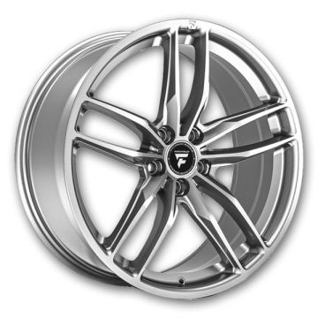 Fittipaldi Wheels 361 20x8.5 Brushed Silver 5x114.3 +38mm 73.1mm
