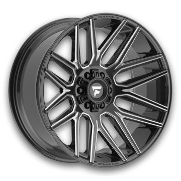 Fittipaldi Offroad Wheels FA14 20x9 Black Milled 8x165.1 +18mm 125.2mm