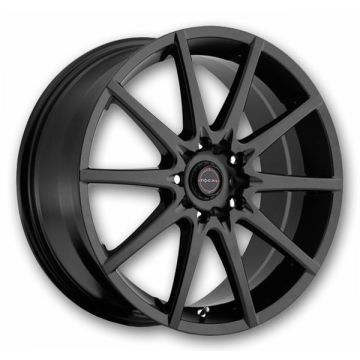 Focal Wheels 428 F-04 16x7 Satin Black with Satin Clear Coat 5x120/5x112 +42mm 74.1mm