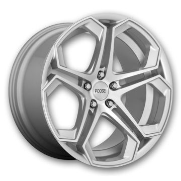 Foose Wheels Impala 20x10.5 Silver Machined 5x114.3 +40mm 72.6mm