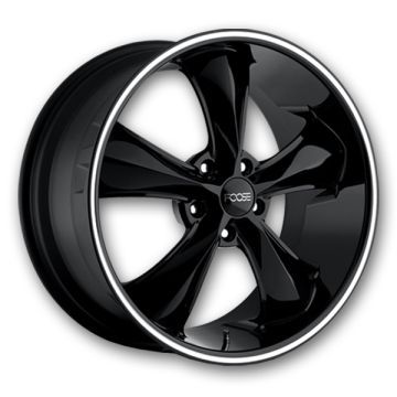 Foose Wheels Legend 17x7 Gloss Black Milled 5x114.3 +1mm 72.6mm