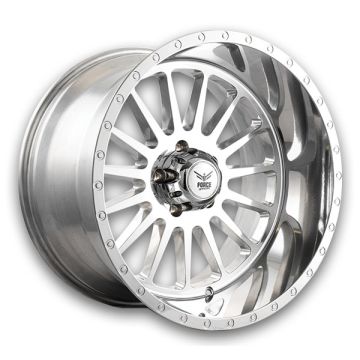 Force Offroad Wheels F38 20x12 Mirror Polished 5x139.7/5x150 -44mm 110.2mm
