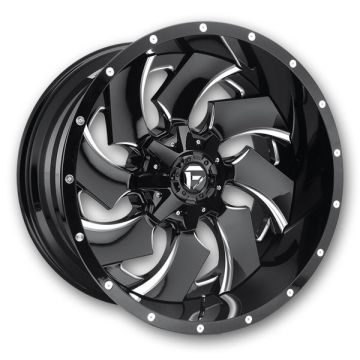 Fuel Wheels Cleaver 24x16 Gloss Black Milled 5x127/5x139.7 -99mm 87.1mm