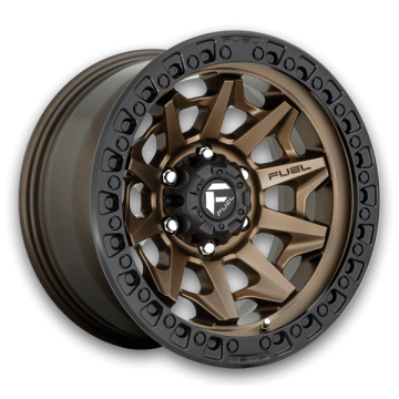 Fuel Wheels Covert 16x8 Matte Bronze Black Bead Ring 6x139.7 +1mm 106.1mm